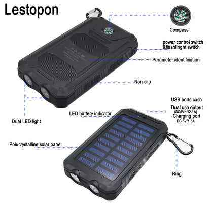 Waterproof Solar Power Bank